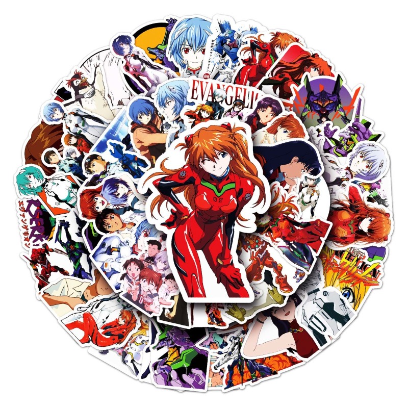 Car Accessories Japanese - 50 Pieces of Neon Genesis Evangelion