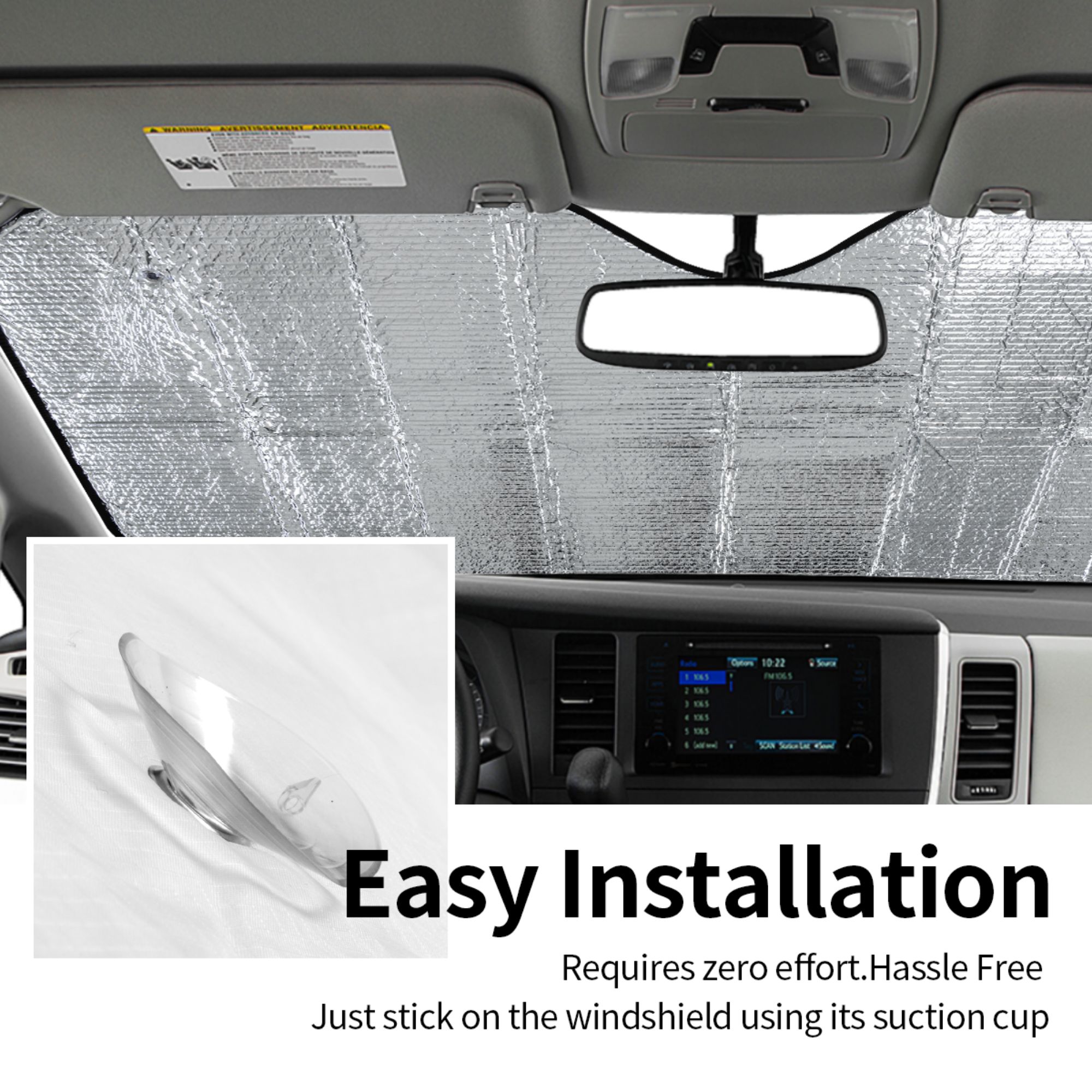 UK Flag Car Windshield Sun Sha - Windshield Sun Shade recension och pris