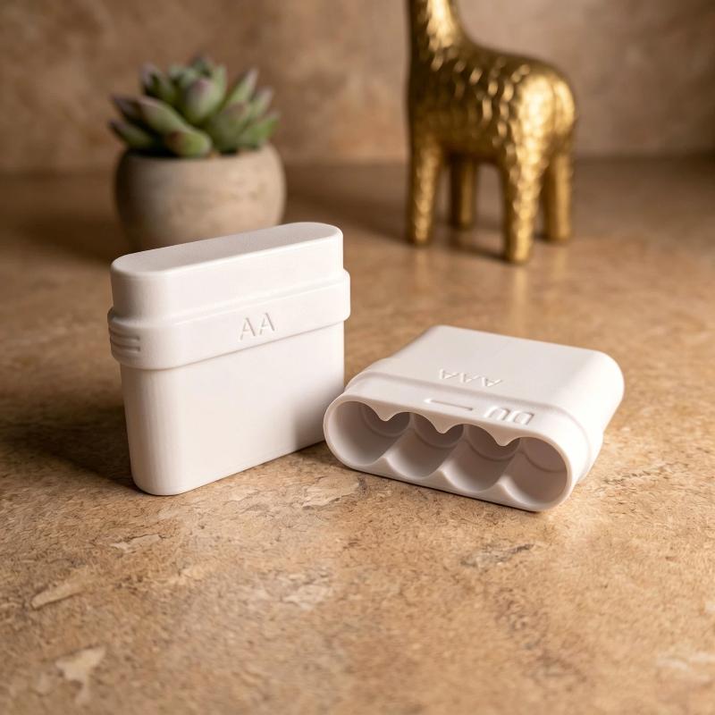 4 Slots AA Battery Storage Box - Car Organizer recension och pris