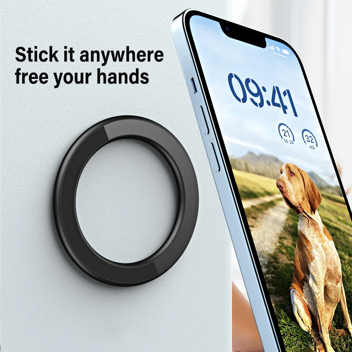 For MagSafe Magnetic Ring Hold - Car Phone Holder recension och pris