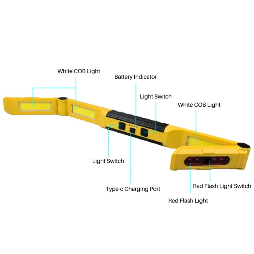 Portable COB Magnetic LED Work - Car Led Light recension och pris