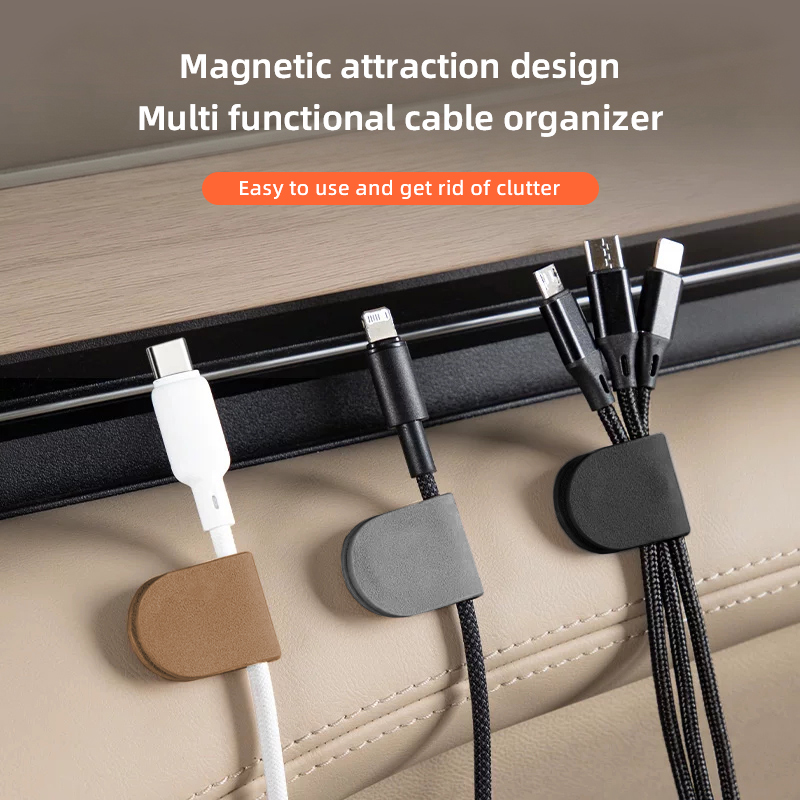 1/2/4PCS Magnetic Car Cable Or - Car Cable Organizer recension och pris