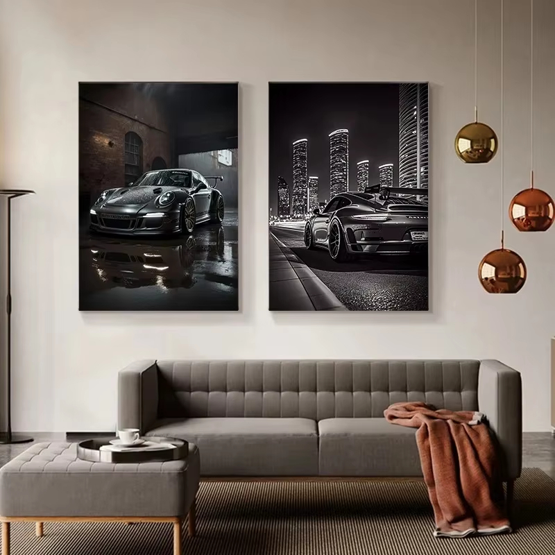 1pc Frameless Canvas Painting  - Car Mirror recension och pris