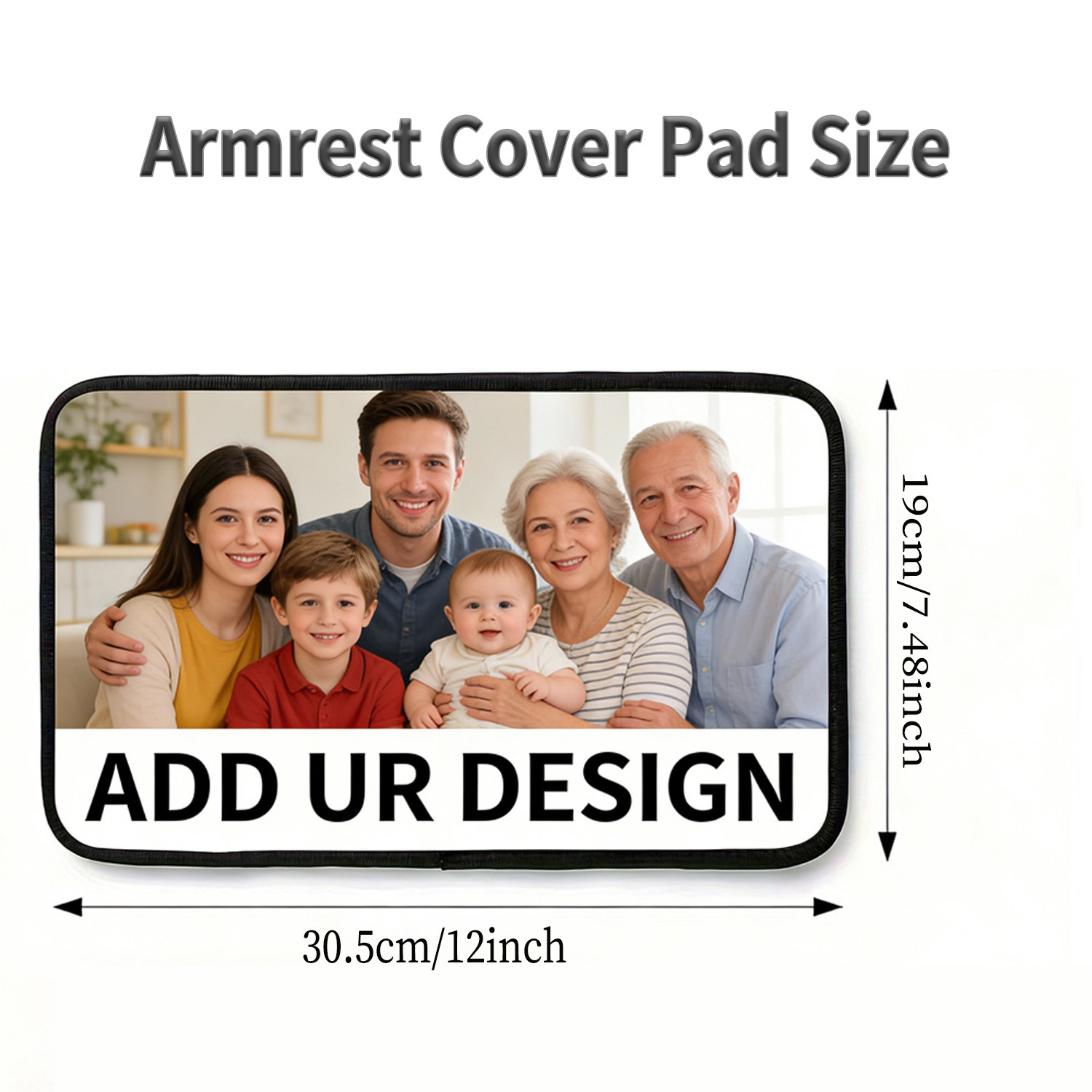 1pc Custom Print Car Armrest C - Car Seat Cover recension och pris