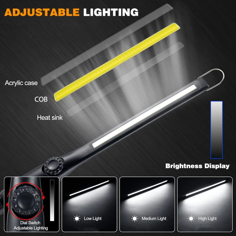 Multifunctional COB Flashlight - Car Led Light recension och pris
